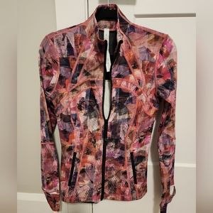 Womens Lululemon Define Jacket *Nulux Sun Dazed Multi Pink size 8